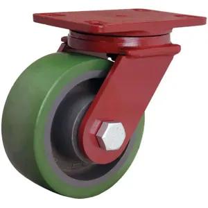 HAMILTON S-FM-6DB Swivel Plate Caster 1600 Lb 6 Inch Diameter | AB3VJP 1VHT6