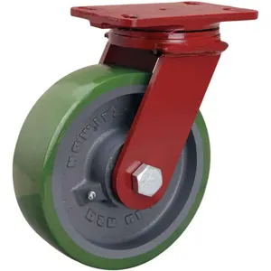 HAMILTON S-FM-8DB-4SL-IB Swivel Plate Caster With Directional Lock Brake 2000lb | AB3VKE 1VHV2