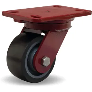 HAMILTON S-HS-4DB70 Swivel Plate Caster 975 Lb 4 Inch Dia | AG6WKP 49H473