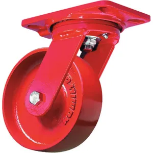 HAMILTON S-HS-4MB-4SL-FB Swivel Plate Caster With Directional Lock Brake 1000lb | AE7WZU 6AZK1