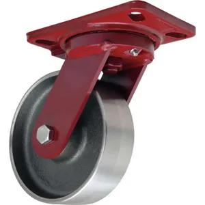 HAMILTON S-HS-6FSB-4SL-FB Swivel Plate Caster With Directional Lock Brake 6000lb | AE7WZX 6AZK4