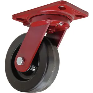 HAMILTON S-HS-6P Swivel Plate Caster 1200 Lb 6 Inch Diameter | AE6VQL 5VH56