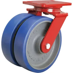 HAMILTON S-HS2-8SPB Dual Wheel Swivel Caster 2000 Lb 8 Inch Pureth | AB3VJK 1VHT2