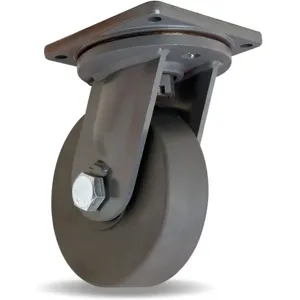 HAMILTON S-MD-103NYB Swivel Plate Caster 8200 Lb 10 Inch Dia | AG6WNJ 49H574