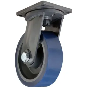 HAMILTON S-MD-124SYT Swivel Plate Caster 6000 Lb 12 Inch Diameter | AE6VQY 5VH75