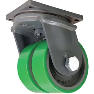 HAMILTON S-MDD-83DT Dual Wheel Swivel Caster 5000 Lb 8 Inch Pureth | AB3VGU 1VHK3