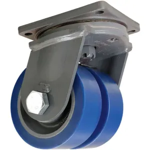 HAMILTON S-MDD-83SYT-4SL Dual Wheel Swivel Caster 7000 Lb 8 Urethane | AB3VGP 1VHJ7