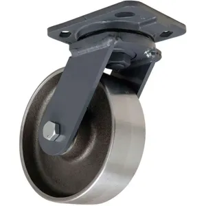 HAMILTON S-WH-6FSB Swivel Plate Caster 2000 Lb 6 Inch Diameter | AE6VRR 5VJ10