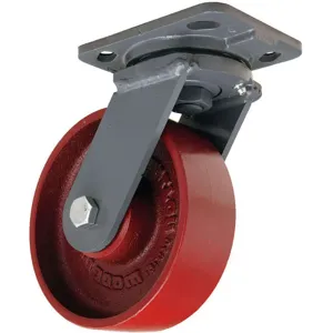 HAMILTON S-WH-6MB Swivel Plate Caster 1400 Lb 6 Inch Diameter | AE6VRT 5VJ12