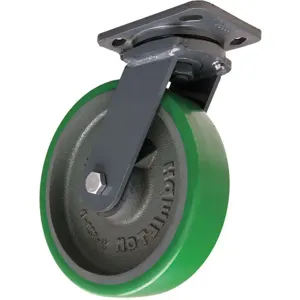 HAMILTON S-WH-8DB Swivel Plate Caster 1550 Lb 8 Inch Diameter | AE6VRW 5VJ20