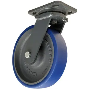 HAMILTON S-WH-8SPB Swivel Plate Caster 1200 Lb 8 Inch Diameter | AD7BDU 4DB65