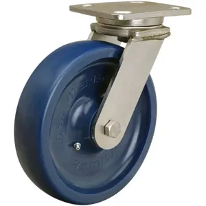 HAMILTON S-WHS-8UYSB-4SL-SZB Swivel Plate Caster With Directional Lock Brake 1500lb | AB3VGL 1VHJ4