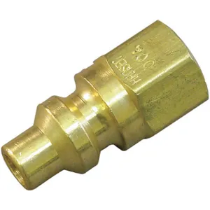 HANSEN 00A Coupler Plug (f)npt 1/4 Brass | AC4ZKX 31C880