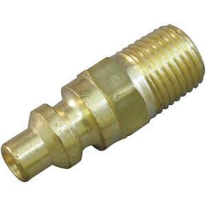 HANSEN 04R Coupler Plug (m)npt 1/4 Brass | AC4ZLA 31C883