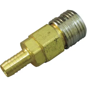 HANSEN 580 Coupler Body Hose Barb 1/2 Brass | AC4ZPM 31C974