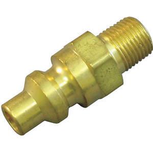 HANSEN A3P Coupler Plug (m)npt 1/4 Brass | AC4ZLZ 31C906