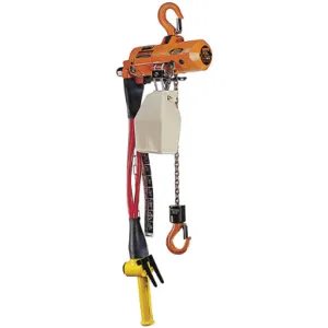 HARRINGTON AH500P-20 Air Chain Hoist 500 Lb. Capacity 20 Feet Lift | AE3LVZ 5DZG6