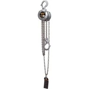 HARRINGTON CX003 Mini Chain Hoist 500 Lb. Lift 10 Feet | AA8UUU 1AEX9