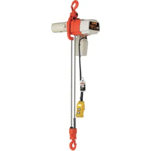 HARRINGTON ED1050DS-20 Electric Chain Hoist 1050 Lb. 20 Feet | AE9CAV 6HJR5