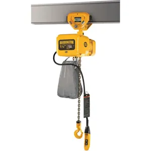 HARRINGTON NERP015S-10 Electric Chain Hoist 3000 Lb. 10 Feet | AB8HLZ 25K655