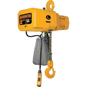 HARRINGTON NER020C-20 Electric Chain Hoist 4000lb 20 Feet 230/460 | AF7ZLQ 23XR78