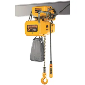 HARRINGTON NERM020S-L-15 Electric Chain Hoist With Trolley 4000 Lb. | AE9CAC 6HJN9