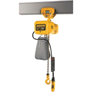 HARRINGTON NERP005L-10 Electric Chain Hoist 1000 Lb. 10 Feet | AB8HKK 25K619