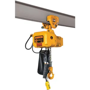 HARRINGTON SNERP010L-15 Electric Chain Hoist 2000 Lb. 15 Feet | AB8HTC 25K774