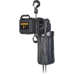 HARRINGTON TNER010L-10 Electric Theatre Chain Hoist 2000lb 10ft | AG3PUY 33RW51