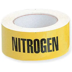 HARRIS INDUSTRIES 2X90FT NITROGEN Pipe Marker Nitrogen Yellow | AF4TTL 9JXP2