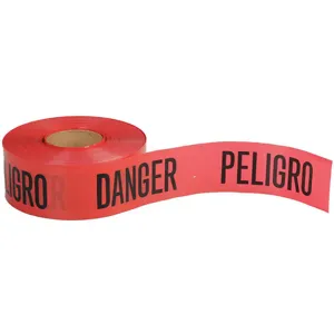 HARRIS INDUSTRIES BT072 Barricade Tape Red/black 1000 Feet x 3 In | AF3YMG 8FGT6