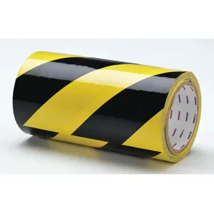 HARRIS INDUSTRIES LB16795Y Hazard Marking Tape Roll 8 Inch W 54 Feet Length | AF4TRK 9JWU4