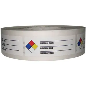 HARRIS INDUSTRIES LB131849 Nfr Label Paper 3-1/8 Inch Width - Pack Of 1000 | AF4RKD 9GM30