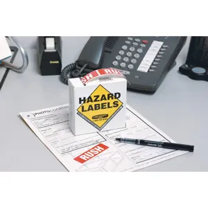 HARRIS INDUSTRIES LB132285 Label 7/8 Inch H 2-7/8 Inch Width - Pack Of 500 | AF3YGE 8F747