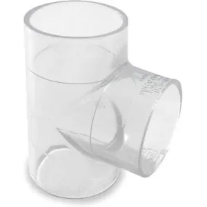 HARVEL CLEAR H401015LS Tee Pvc 40 1-1/2 Inch Solvent | AB9DVL 2CEW7