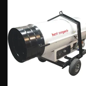 HEAT WAGON DG250 Portable Gas Heater Dual Fuel | AA3YZN 11Z967