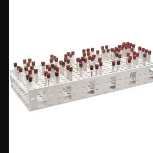 HEATHROW SCIENTIFIC HS120115 Test Tube Rack Polypropylene White | AH2BFM 24EN51