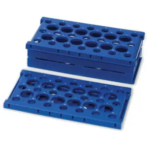 HEATHROW SCIENTIFIC HS24320B Rack Blue - Pack Of 2 | AF2BDJ 6PTK6