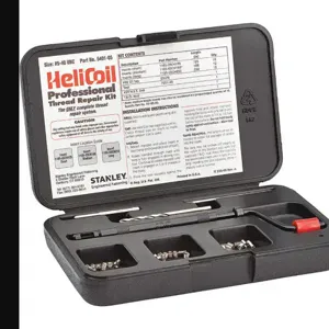 HELICOIL 5401-05 Thread Repair Kit, UNC, 5-40 Thread Size, Set of 36 | CH3XQA