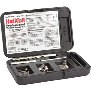 HELICOIL 5401-6 Thread Repair Kit, UNC, 3/8-16 Thread Size, Set of 18 | CH3XQK