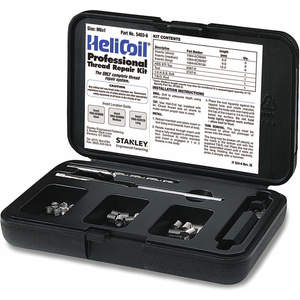 HELICOIL 5403-6 Thread Repair Kit, Metric Coarse, M6 x 1 Thread Size, Set of 18 | CH3XPL