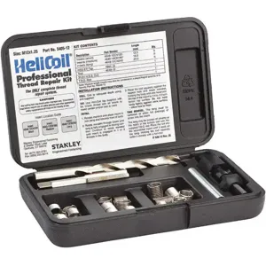 HELICOIL 5405-12 Thread Repair Kit, Metric Fine, M12 x 1.25 Thread Size, Set of 18 | CH3XPU