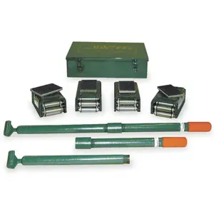 HILMAN ROLLERS KRS-8-4S Equipment Roller Kit Swivel 16000 Lb. | AF2NER 6W042