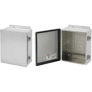 HOFFMAN A1008CHAL Metallic Junction Box Enclosure 10 Inch Height x 8 Inch Width | AG2QZK 32FD70