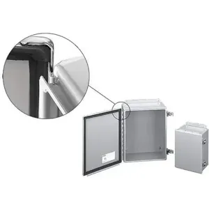 HOFFMAN A1008CHFTC Metallic Junction Box Enclosure 10 Height x 8 W x 4.75 Depth | AG2QYY 32FD59