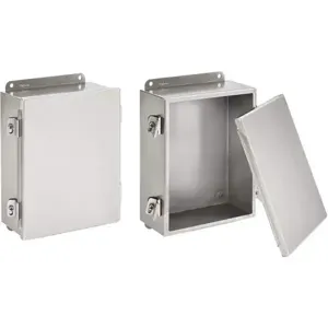 HOFFMAN A12106NFSS Metallic Junction Box Enclosure 12 Height x 10 W x 6 Depth | AG2RCZ 32FE57