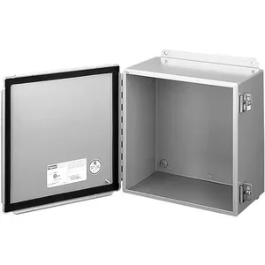 HOFFMAN A808CH Metallic Junction Box Enclosure 8 Inch Height x 8 Inch Width x 4 Inch Depth | AG2QZZ 32FD83