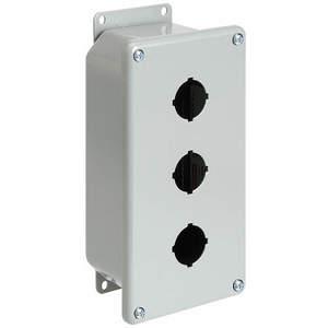 HOFFMAN E4PBGXM Push Button Enclosure 22.5mm 4 Holes | AG2TNM 32FR23