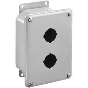 HOFFMAN ED2PB Push Button Enclosure 5.75 Inch Height x 4.00 Inch Width x 2.75 Inch Depth | AG2TNY 32FR33