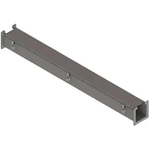 HOFFMAN F44L48 Lay-ln Wireway 4 Feet 4 Inch Width x 4 Inch Height Steel | AH3HFD 32FL72